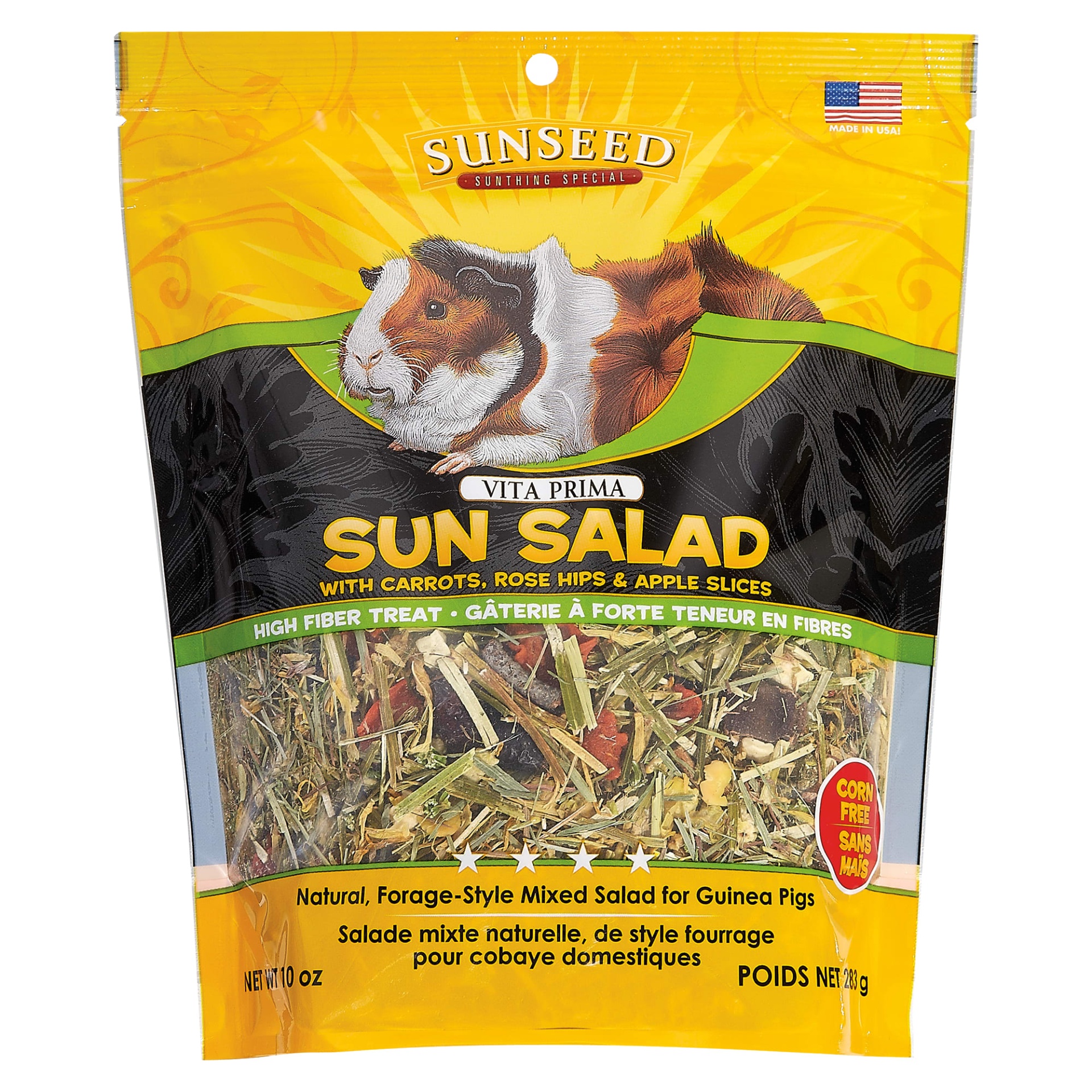 slide 1 of 1, Vitakraft Sun Seed Vita Prima Sun Salad Guinea Pig Treat, 10 oz