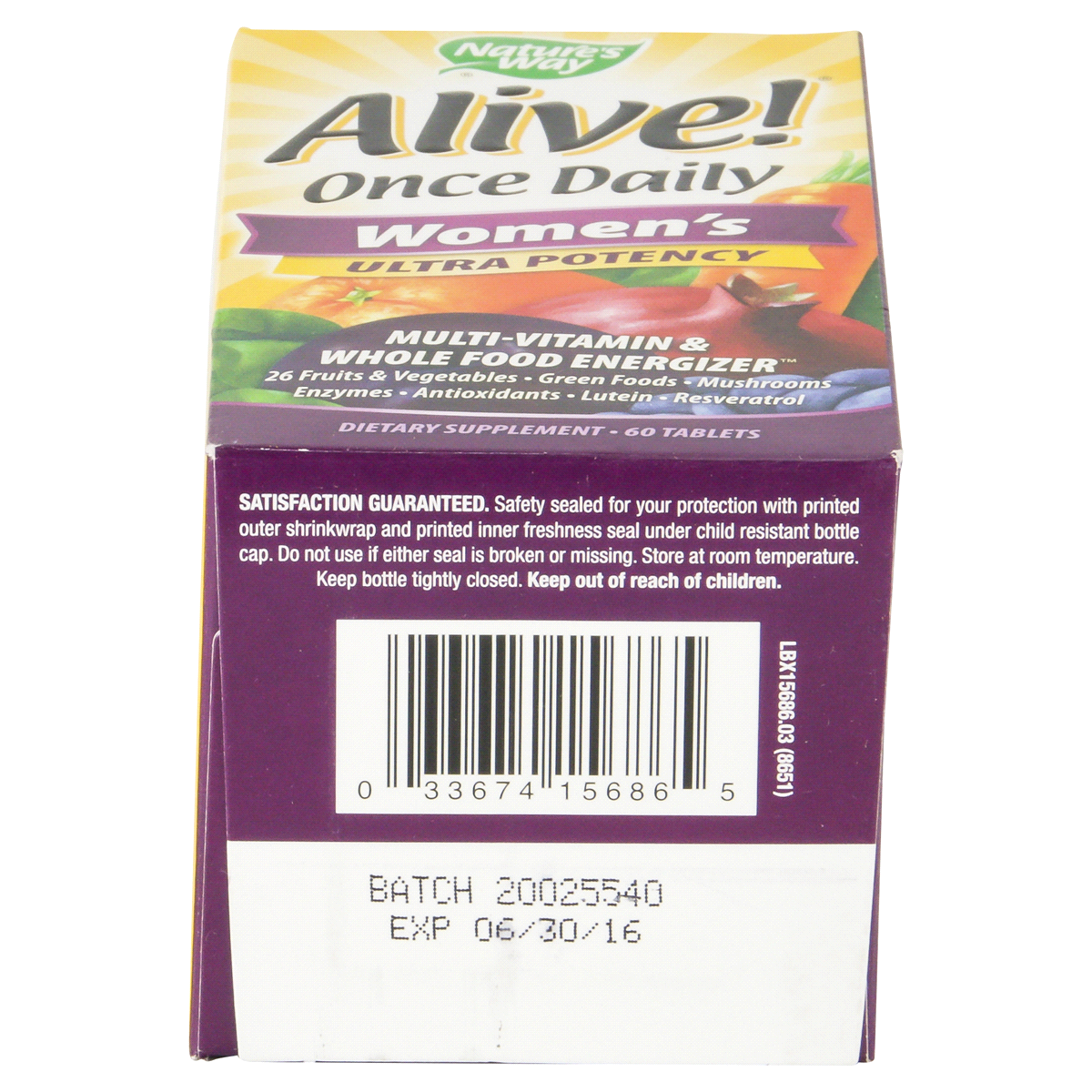 slide 2 of 6, Nature's Way Alive! Women's Ultra Multivitamin 60 Tablets, 60 ct