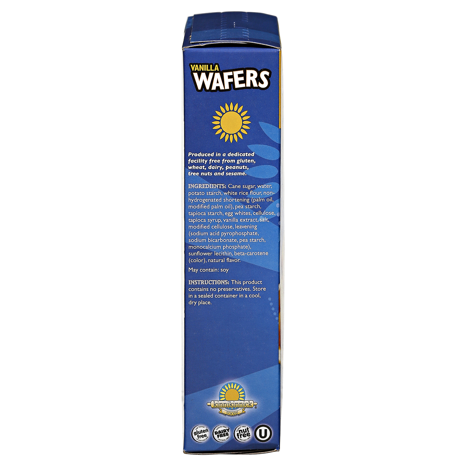 slide 2 of 3, Kinnikinnick Foods Vanilla Wafers 6.3 oz, 6.3 oz