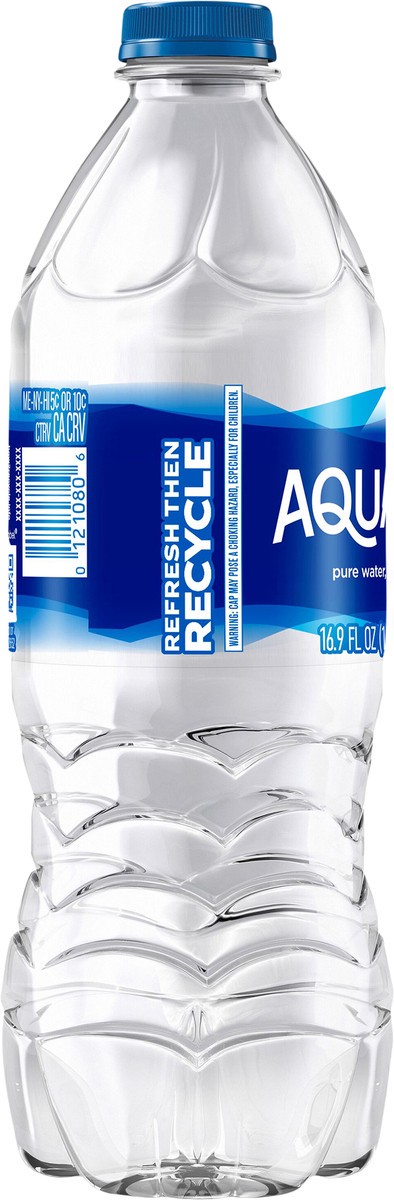 slide 4 of 8, Aquafina Purified Water - 16.9 oz, 16.9 oz