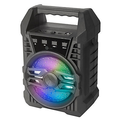 slide 1 of 1, Bionic Color Changing Wireless Black Speaker, 1 ct