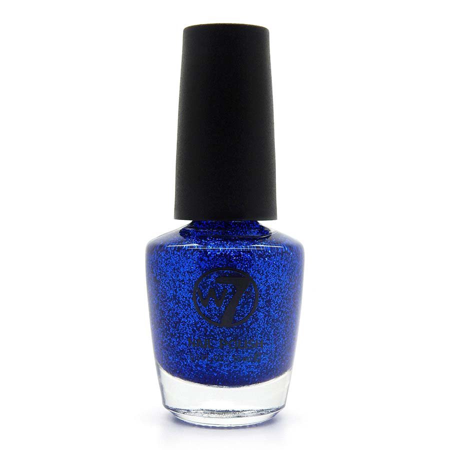 slide 1 of 1, W7 Nail Polish - Blue Dazzle, 1 ct