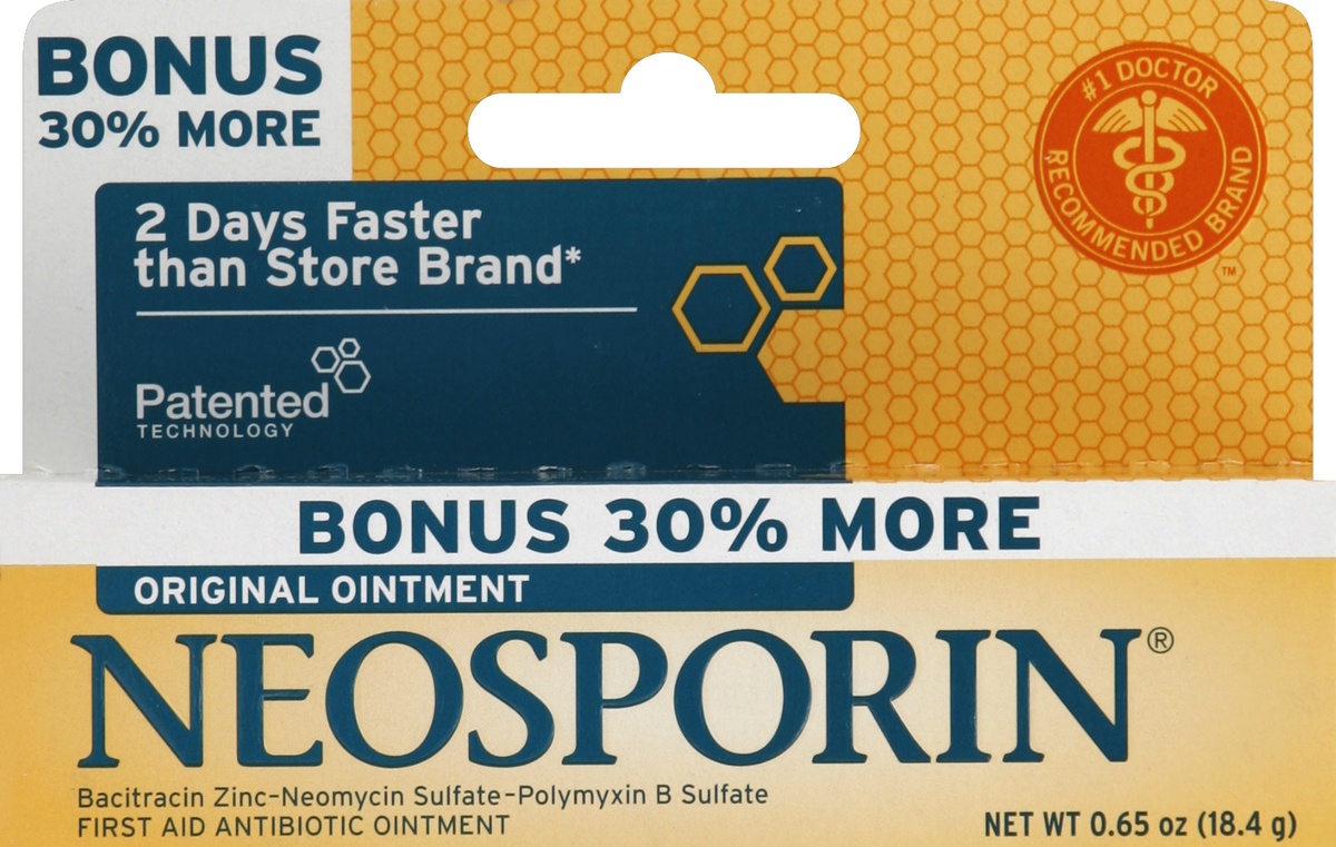 slide 5 of 7, Neosporin Ointment 0.65 oz, 0.65 oz