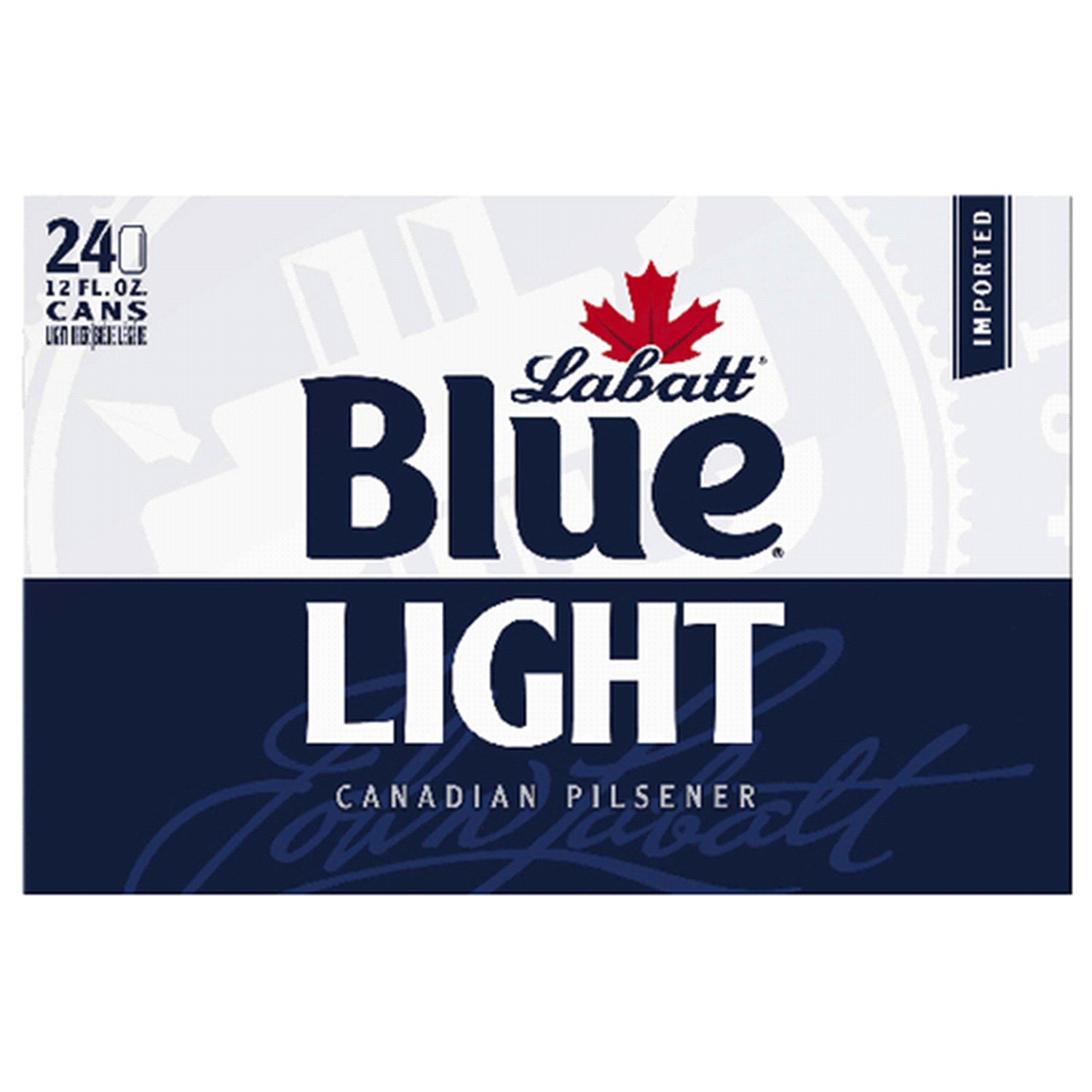 slide 1 of 1, Labatt Blue Light Canadian Pilsener Beer - 24pk/12oz Cans, 24 ct; 12 oz