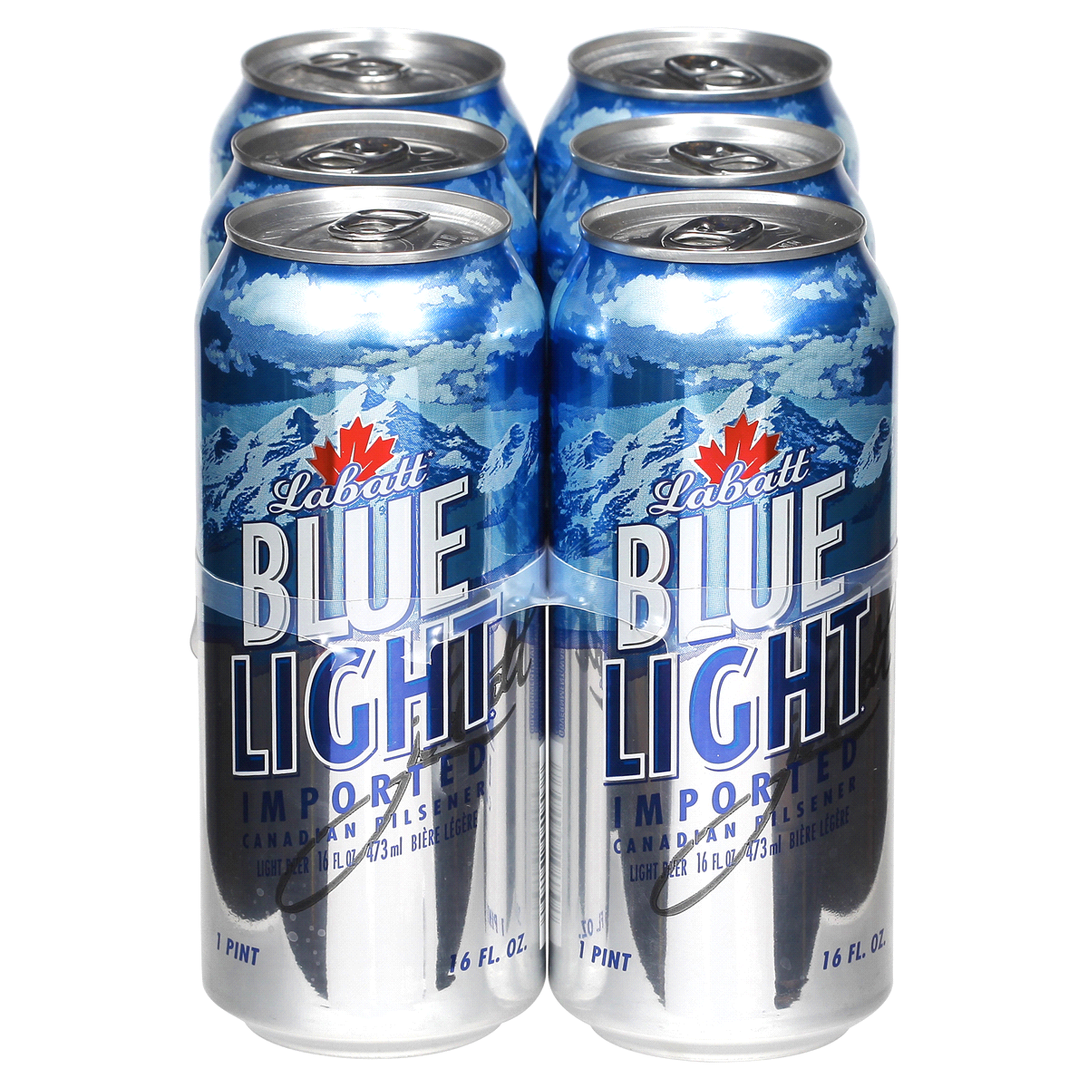 slide 3 of 5, Labatt Blue Light Canadian Pilsner Beer 6 - 16 fl oz Cans, 6 ct