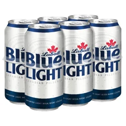 Labatt Blue Light Canadian Pilsner Beer 6 - 16 fl oz Cans