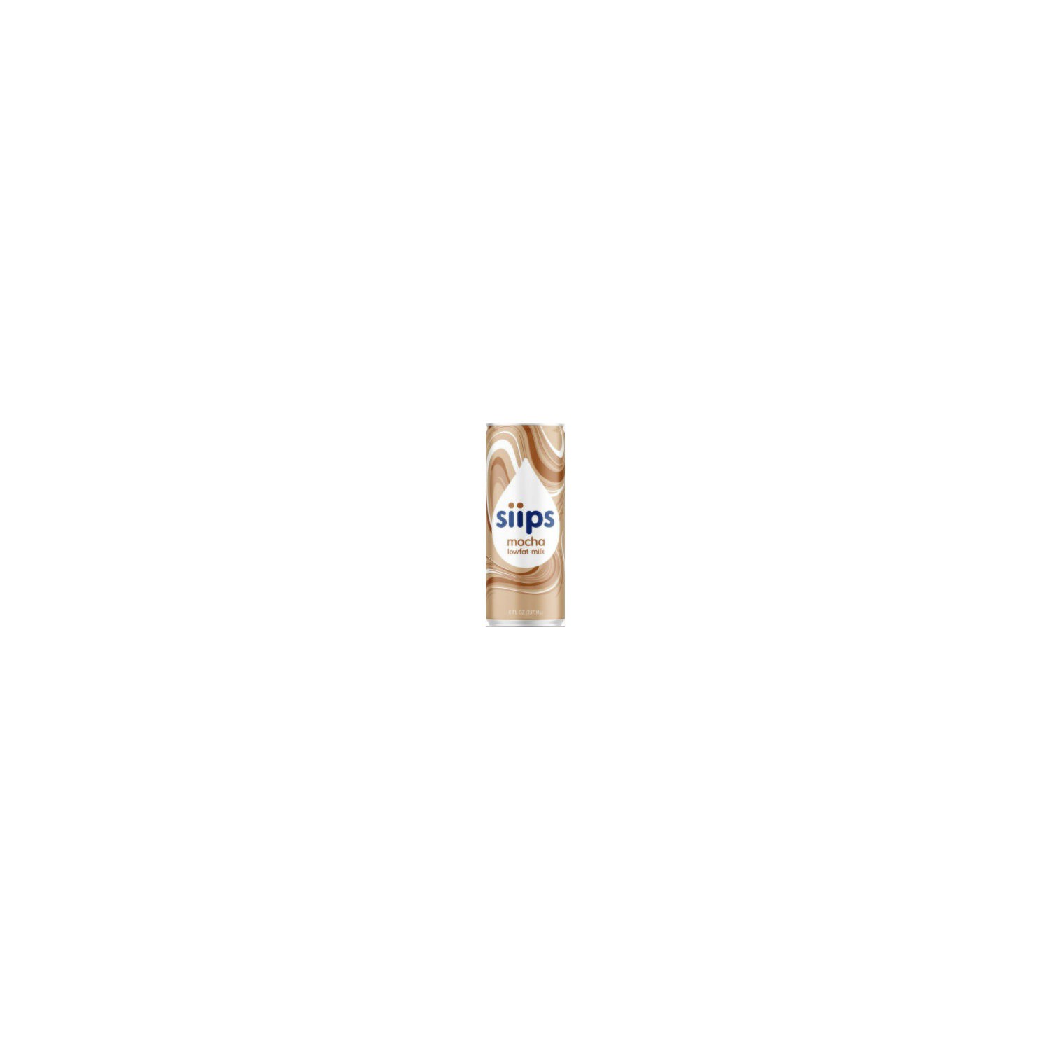 slide 1 of 1, Siips Mocha Lowfat Milk, 8 fl oz