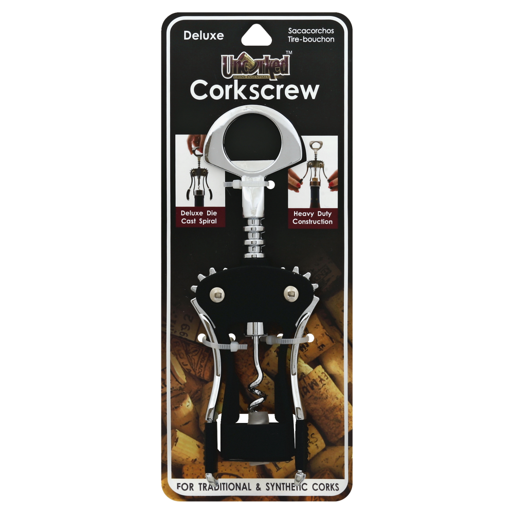 slide 1 of 1, ATA Retail Uncorked Deluxe Corkscrew, 1 ct