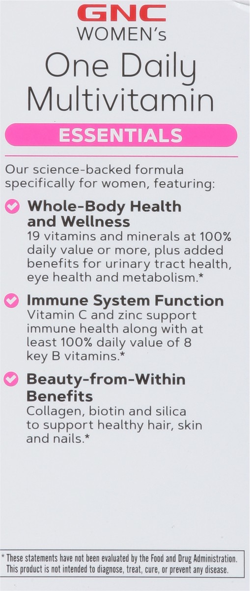 slide 5 of 10, GNC Women's One Daily Vitamin, 60 ct