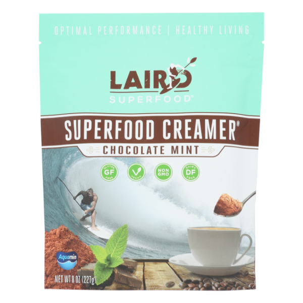 slide 1 of 8, Laird Superfood Chocolate Mint Creamer 8 oz, 8 oz