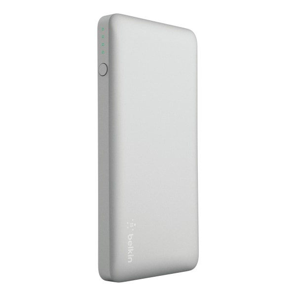 slide 1 of 1, Belkin Pocket Power 5K Power Bank Portable Charger - Silver, 1 ct