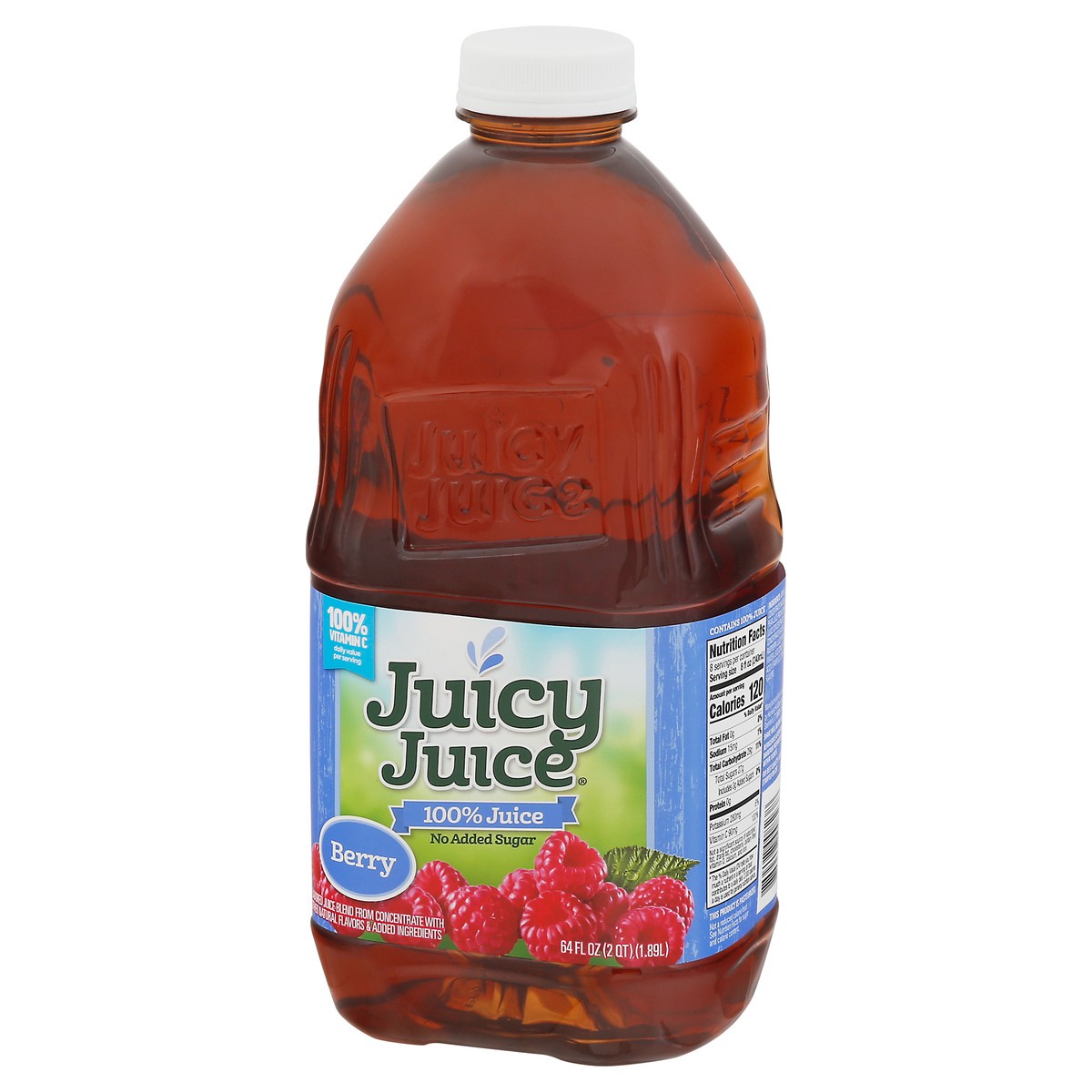 slide 3 of 9, Juicy Juice 100% Juice, Berry, 64 FL OZ Bottle, 64 fl oz