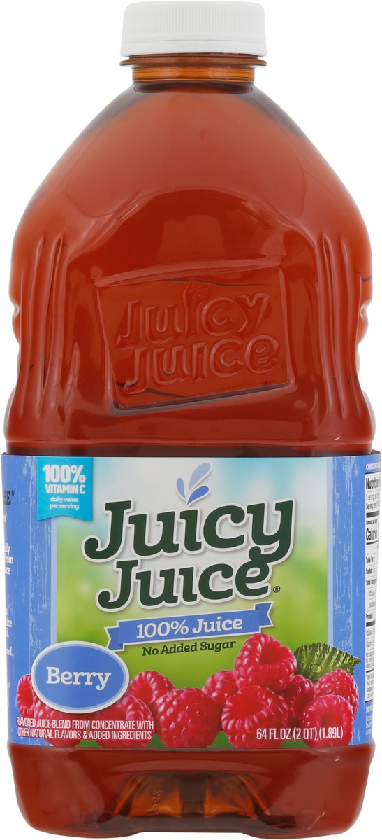 slide 2 of 9, Juicy Juice 100% Juice, Berry, 64 FL OZ Bottle, 64 fl oz