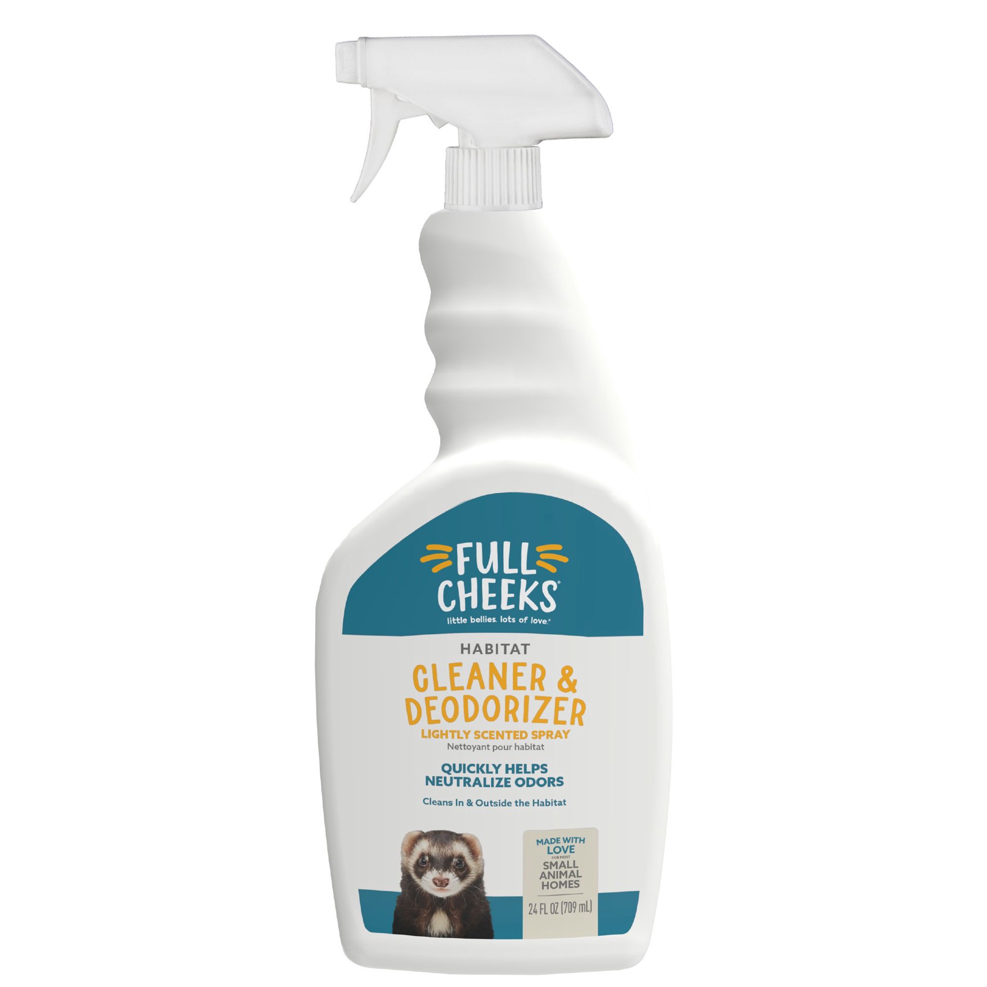 slide 1 of 1, Full Cheeks™ Habitat Cleaner & Deodorizer Lightly Scented Spray 24 Oz, 24 fl oz