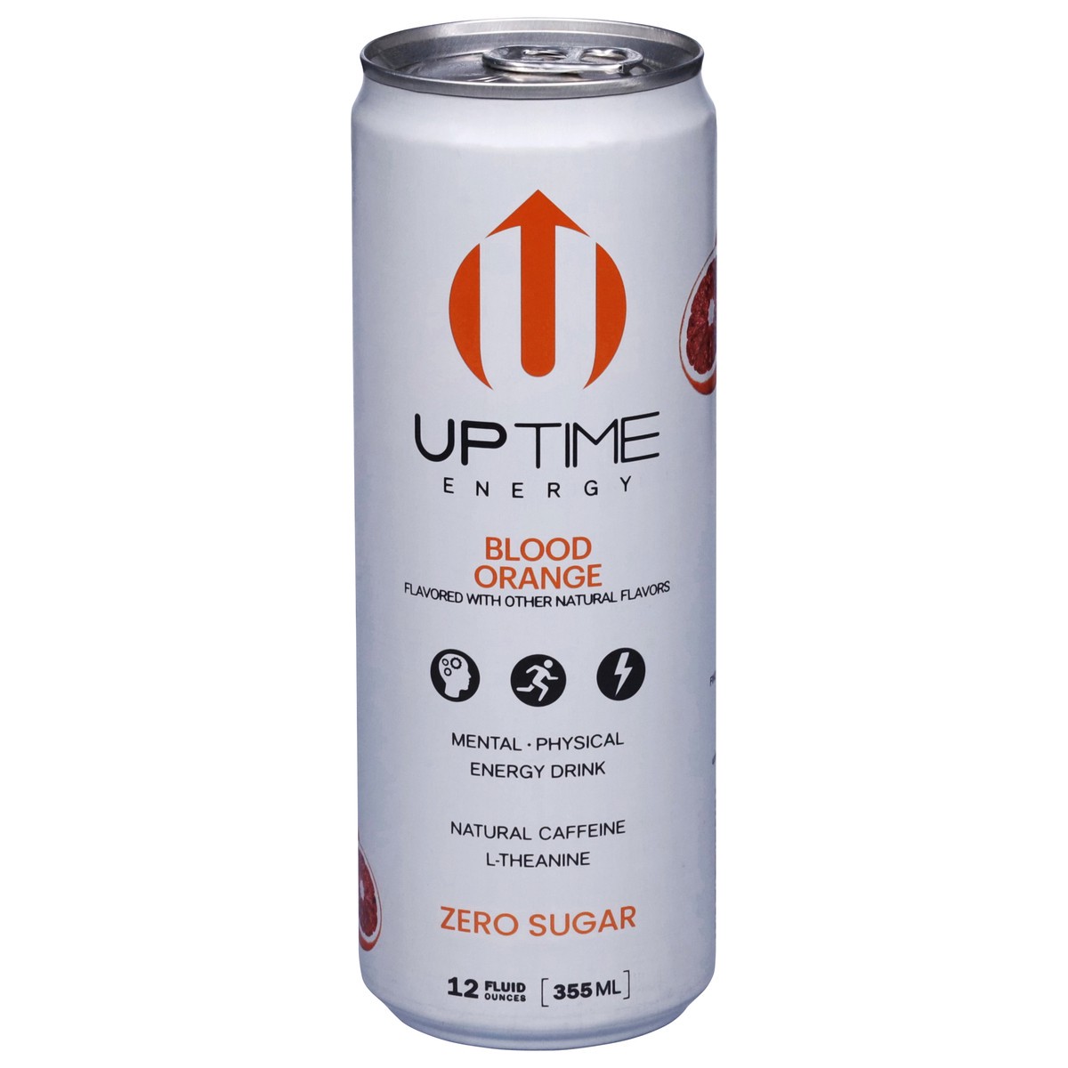 slide 1 of 7, UPTIME Zero Sugar Blood Orange Energy Drink 12 fl oz, 12 fl oz