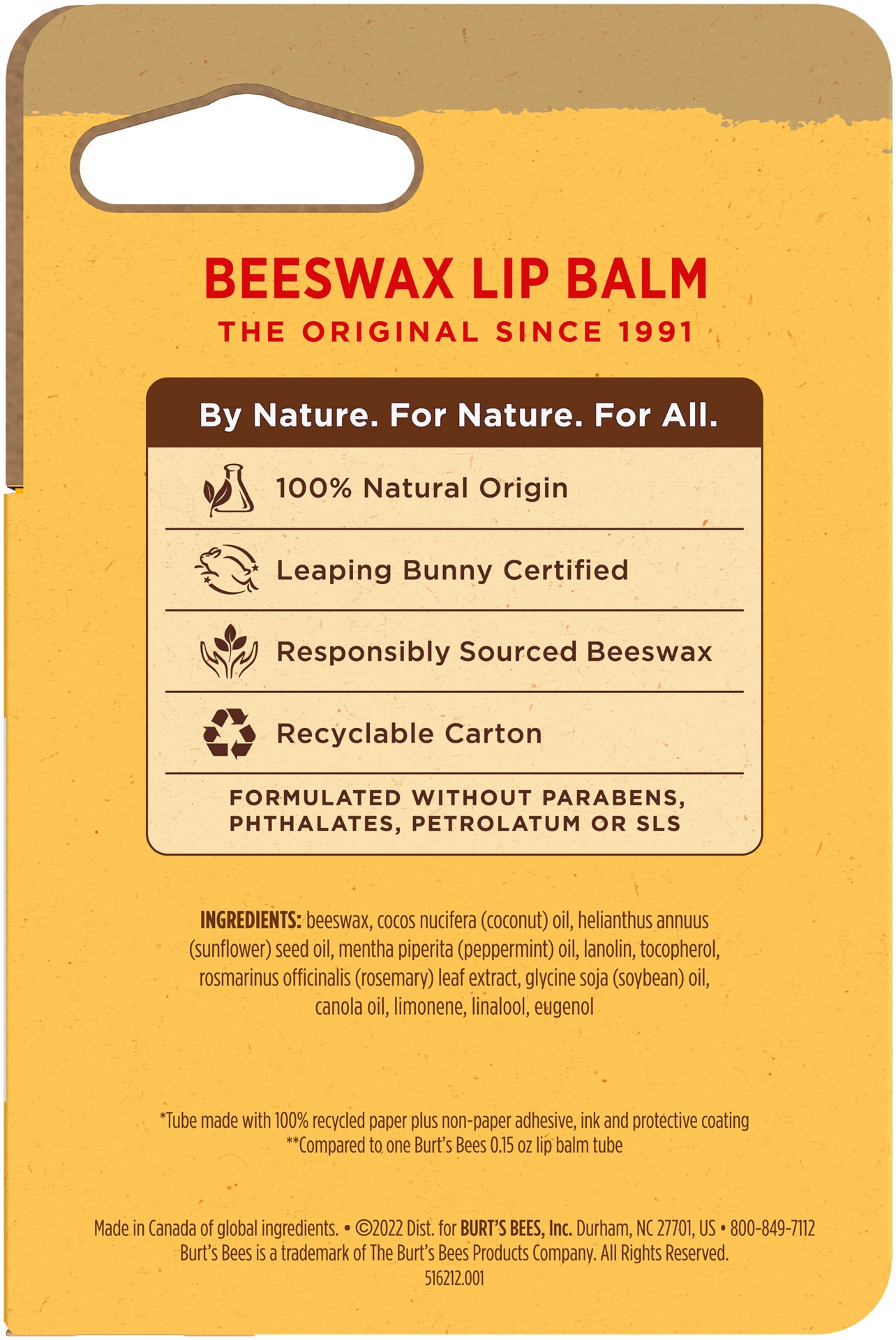 slide 2 of 5, Burt's Bees Beeswax Lip Balm 0.34 oz, 0.34 oz