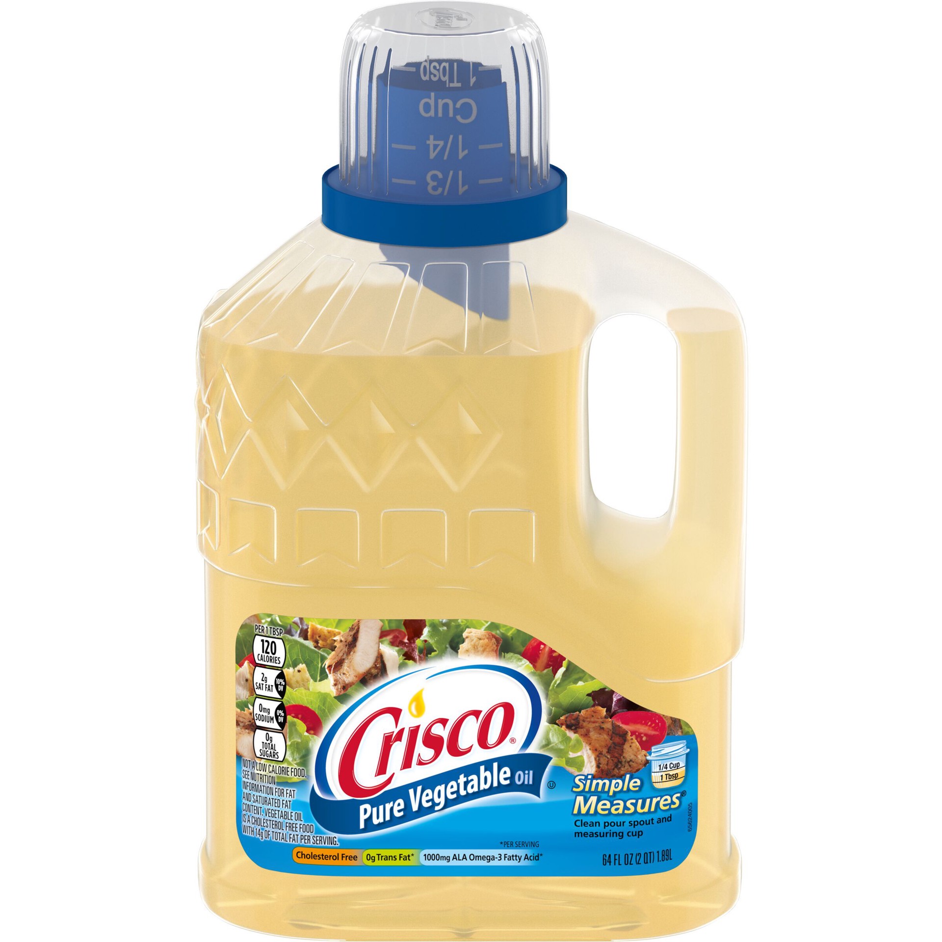 slide 1 of 2, Crisco Vegetable Oil, 64 oz