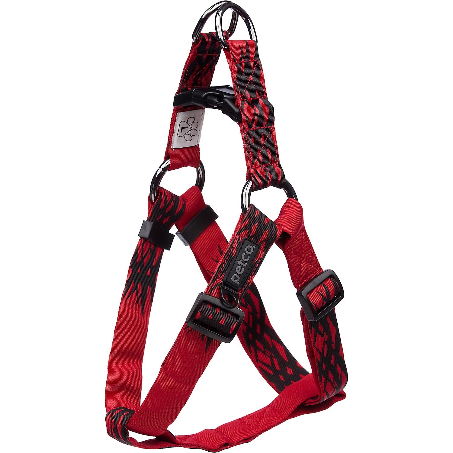 slide 1 of 1, Petco Easy Step-In Sport Dog Harness in Red & Black, LG