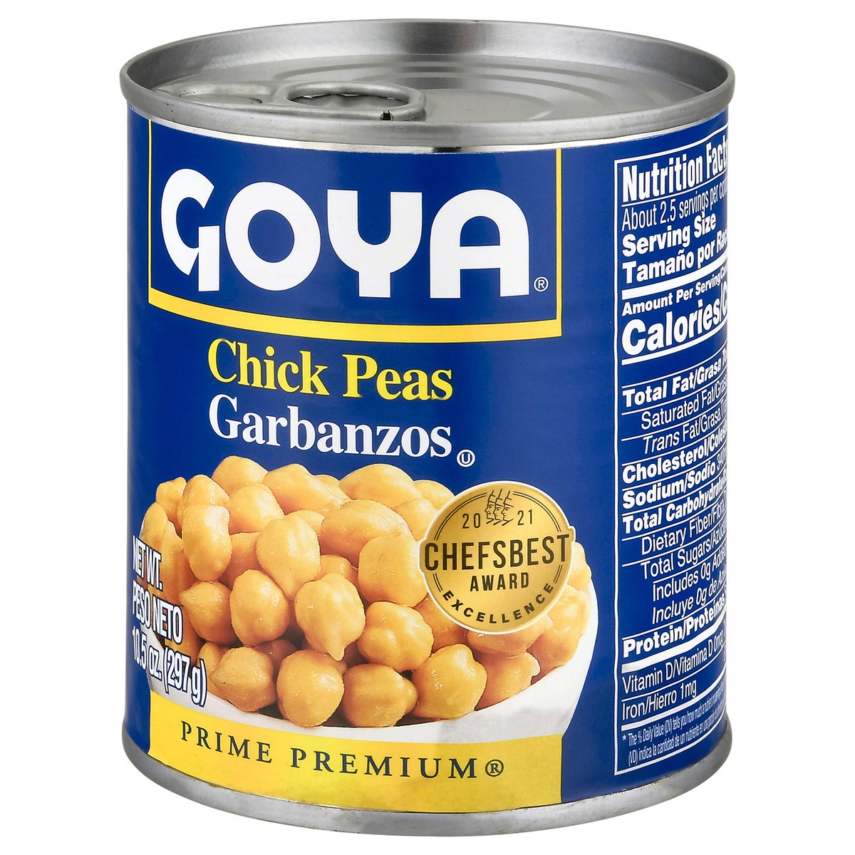 slide 4 of 4, Goya Prime Premium Chick Peas 10.5 oz, 10.5 oz