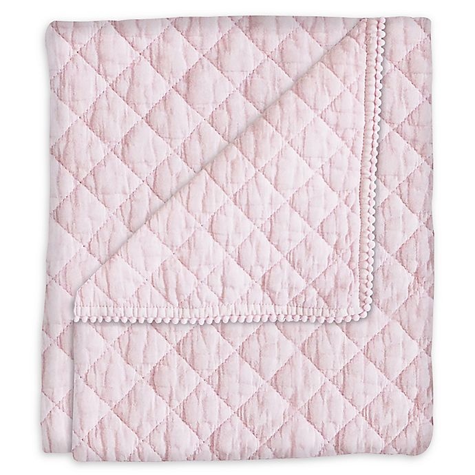 slide 1 of 6, Hello Spud Diamond Stonwash Quilt - Pink, 1 ct