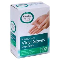 S Care Gloves Vinyl One Size