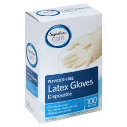Signature Care S Care Gloves Latex One Size