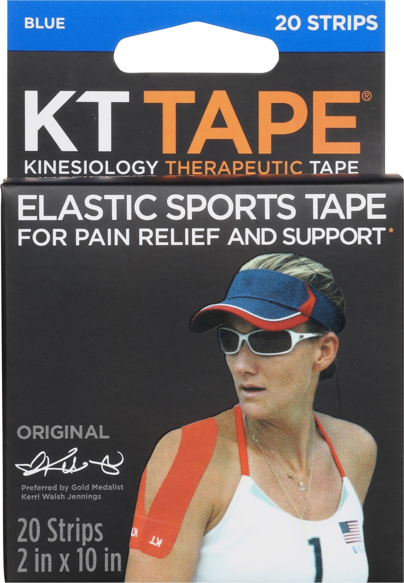 slide 10 of 12, KT Tape Blue Original Elastic Therapeutic Tape 20 ea, 20 ct