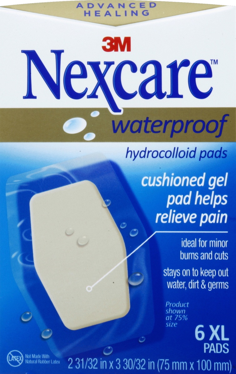 slide 2 of 4, Nexcare Hydrocolloid Pads 6 ea, 6 ct