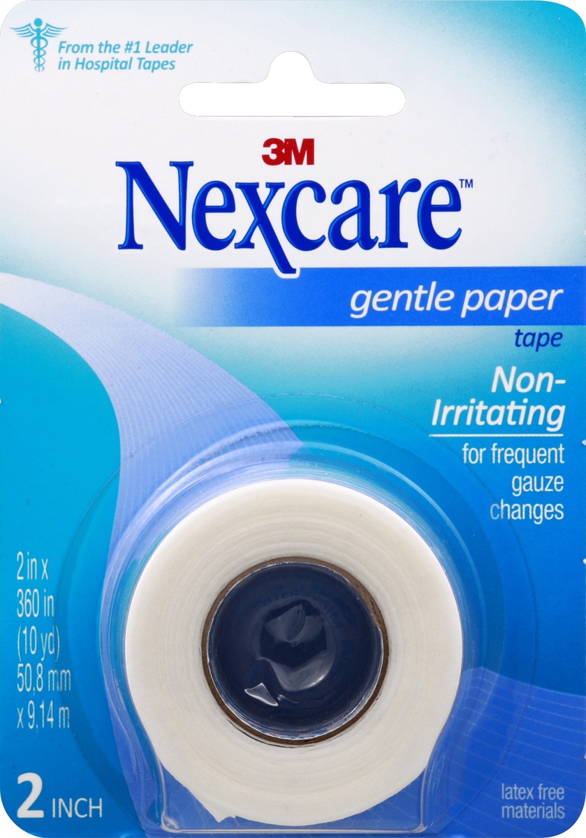 slide 2 of 2, Nexcare Gentle Paper First Aid Tape, 2 in x 10 yd