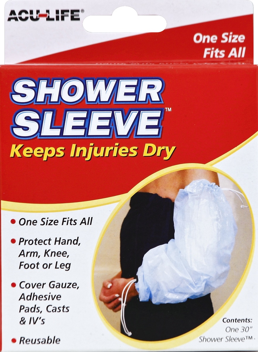 slide 3 of 5, Acu-Life Health Enterprises, Inc Aculife Shower Sleeve, 1 ea
