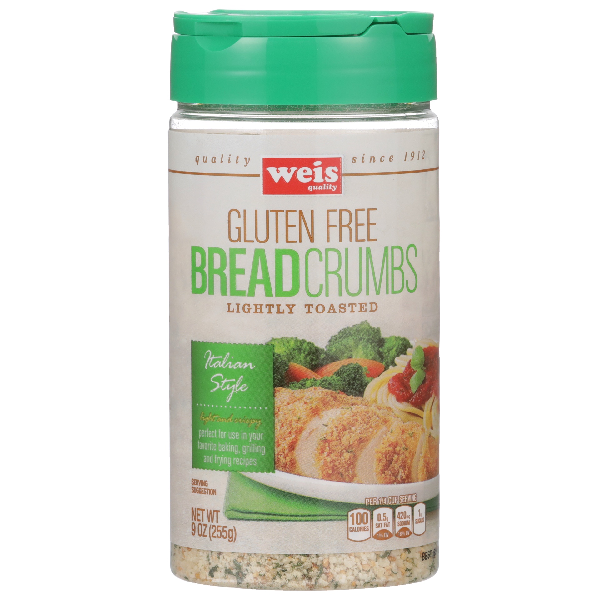 Weis Quality Italian Gluten Free Wq Italian Bread Crumbs Gluten Free 9