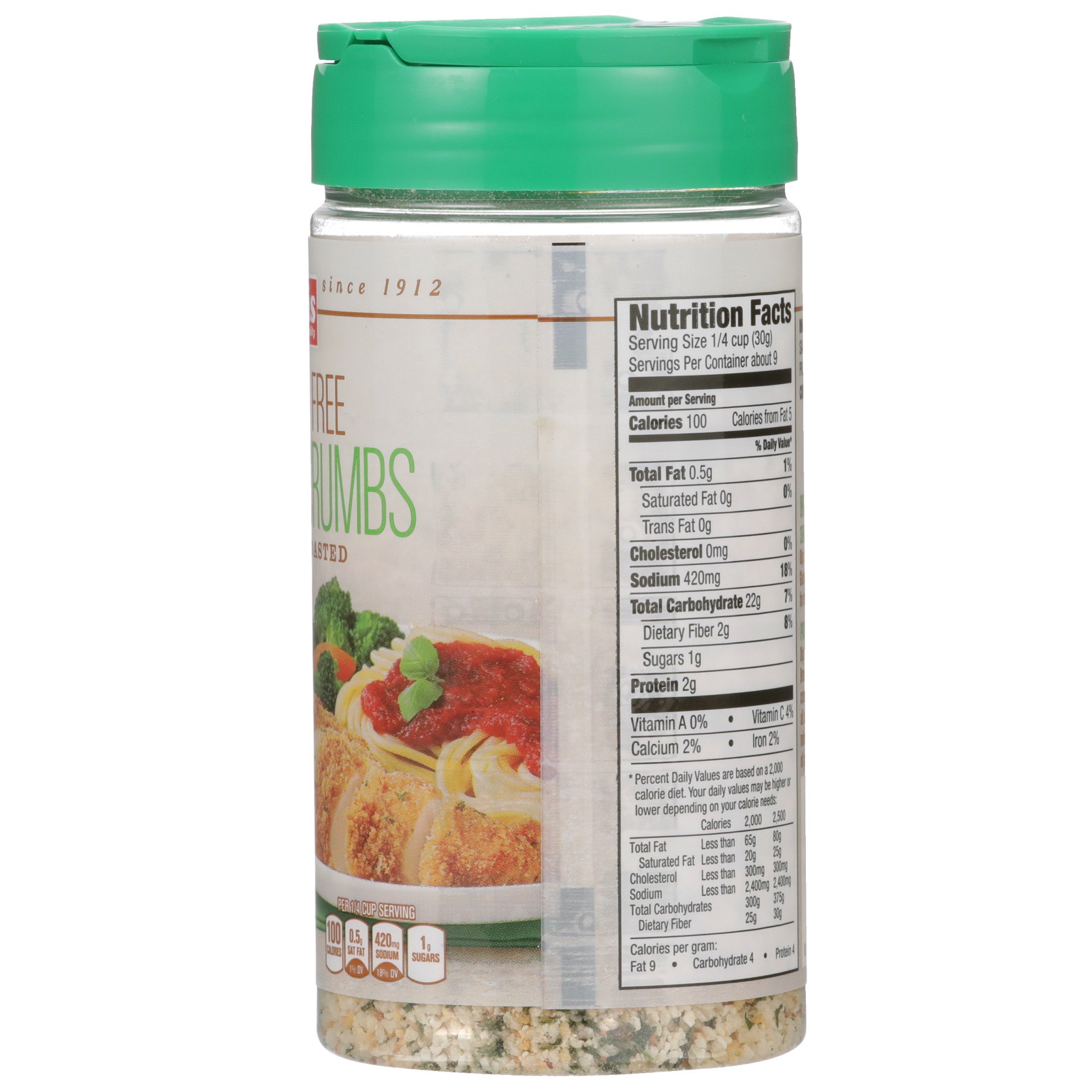 slide 2 of 6, Weis Quality Italian Gluten Free Wq Italian Bread Crumbs Gluten Free, 9 oz