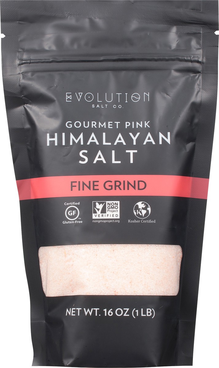 slide 12 of 13, Evolution Salt Co. Gourmet Pink Fine Grind Himalayan Salt 16 oz, 16 oz