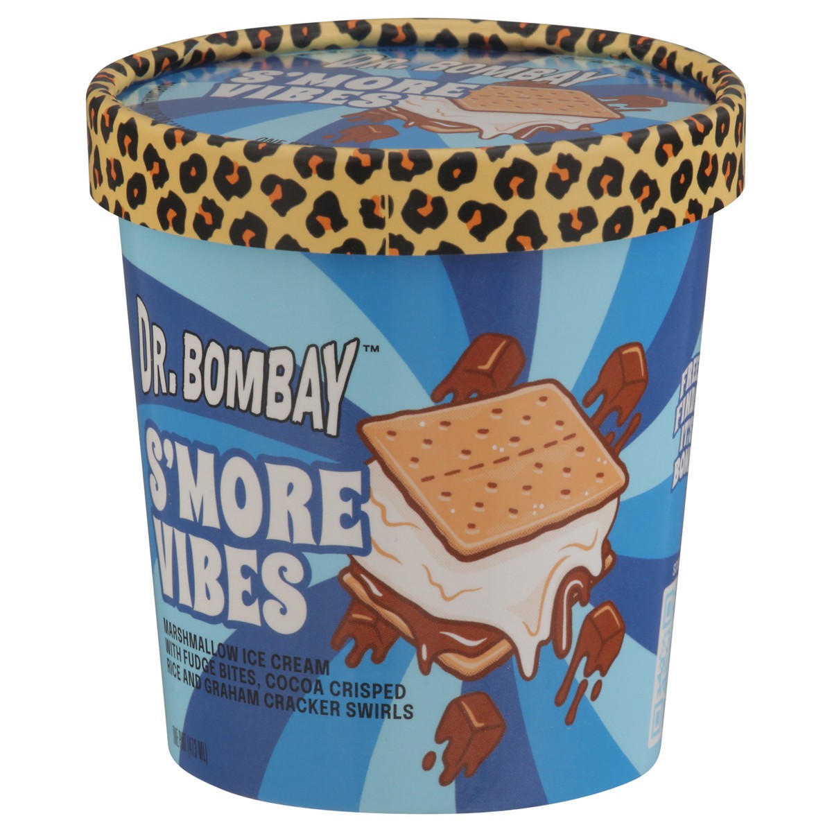 slide 12 of 13, Dr. Bombay S'more Vibes Marshmallow Ice Cream 1 pt, 1 pint