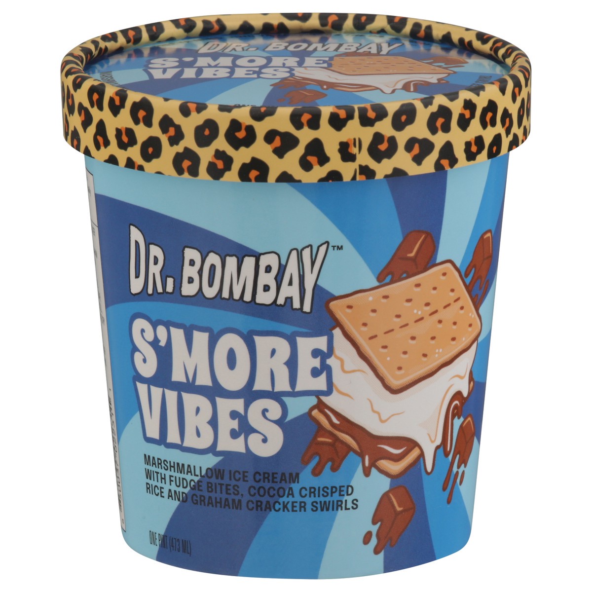 slide 1 of 13, Dr. Bombay S'more Vibes Marshmallow Ice Cream 1 pt, 1 pint