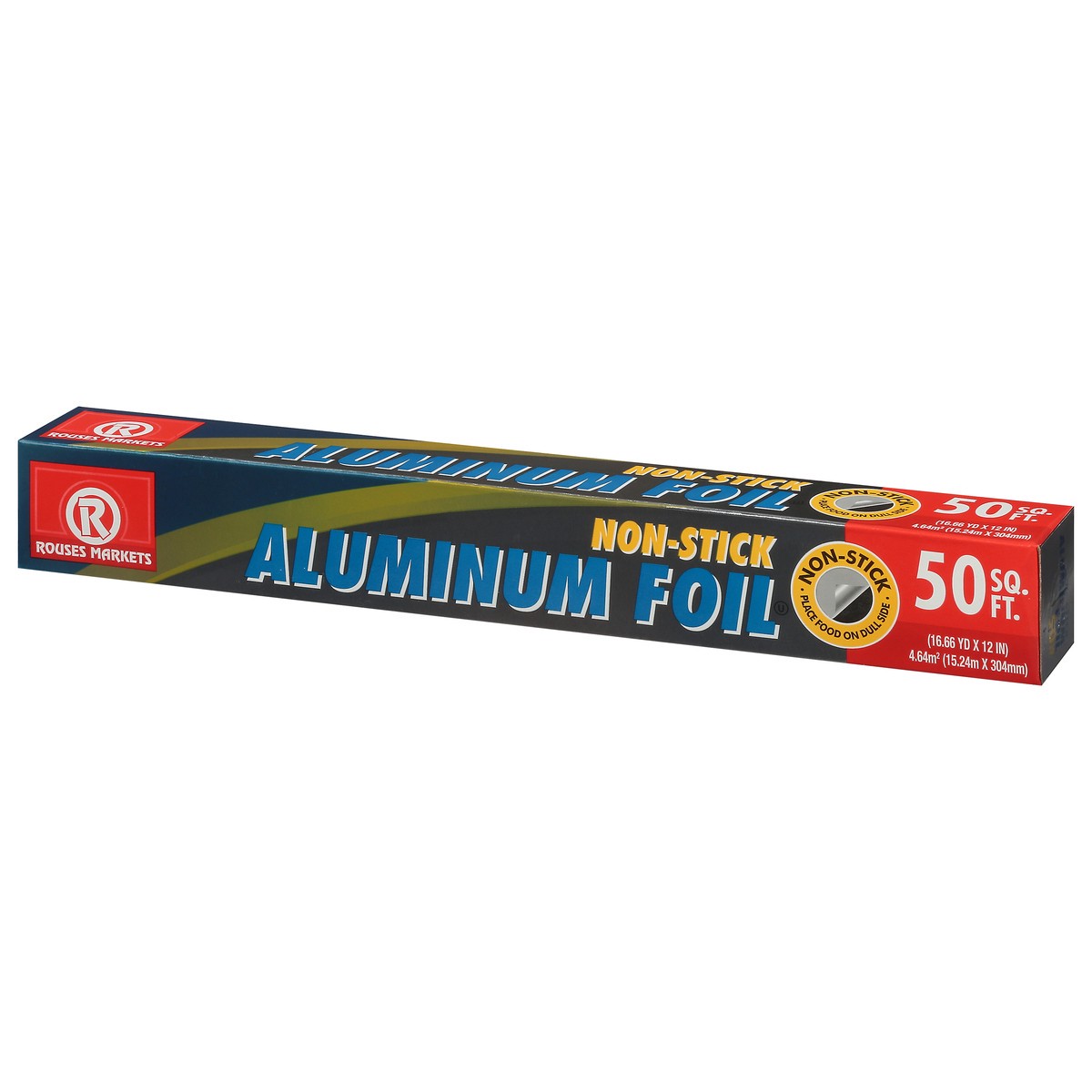 slide 2 of 9, Rouses Markets Non-Stick Aluminum Foil 1 ea, 1 ct