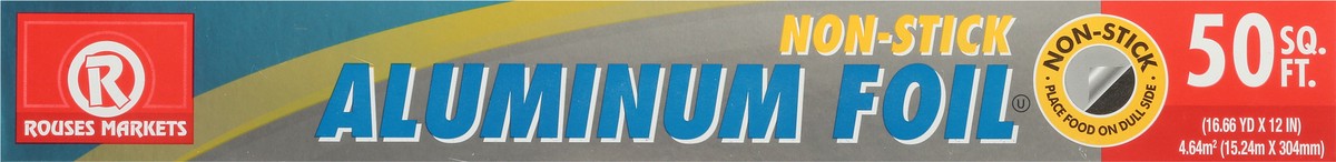 slide 8 of 9, Rouses Markets Non-Stick Aluminum Foil 1 ea, 1 ct