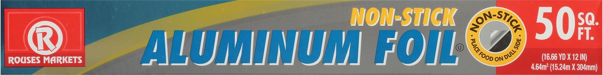 slide 4 of 9, Rouses Markets Non-Stick Aluminum Foil 1 ea, 1 ct