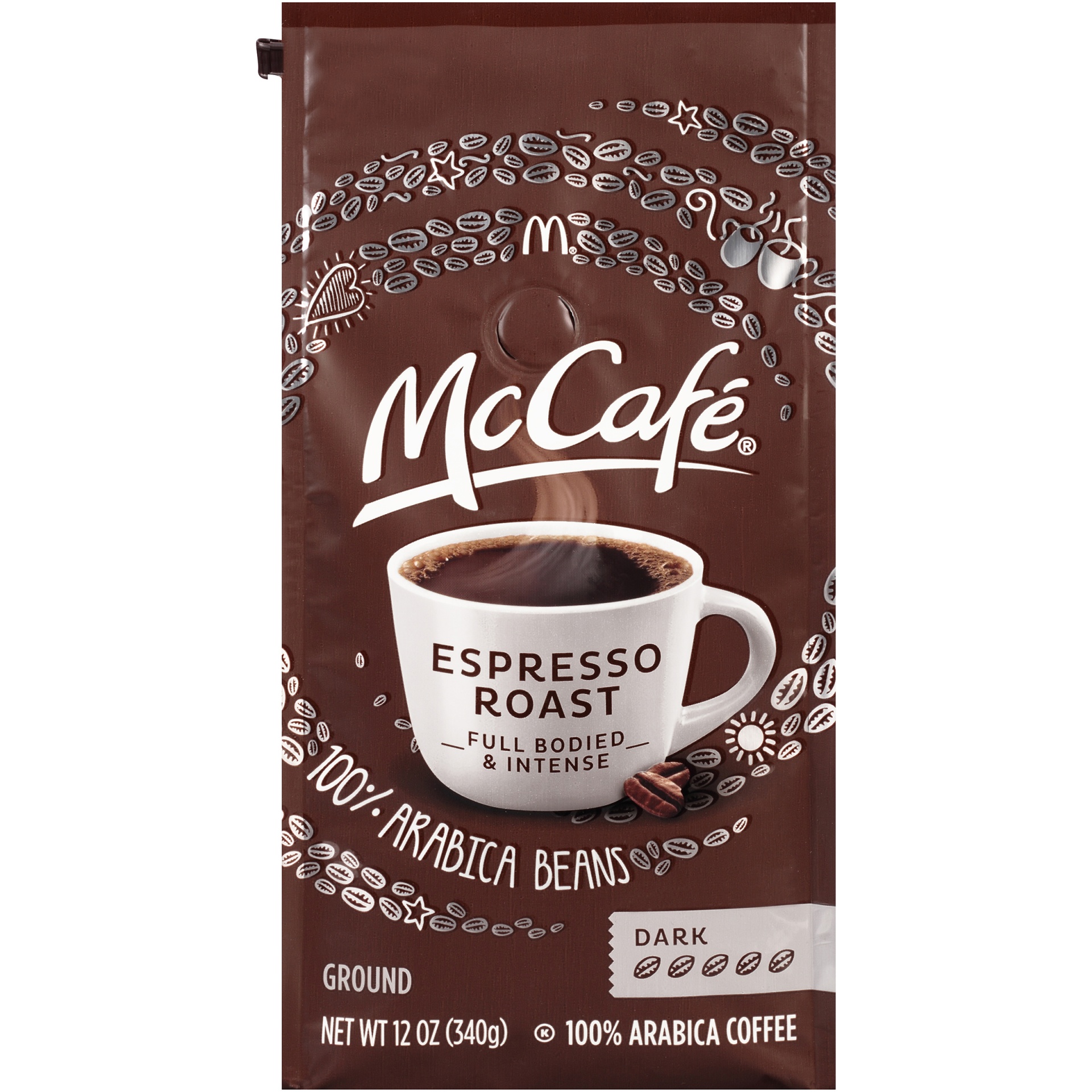 slide 1 of 1, McCafé Espresso Roast Ground Coffee - 12 oz, 12 oz