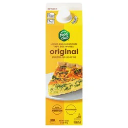 Food Club Liquid Original Egg Substitutes 32 oz