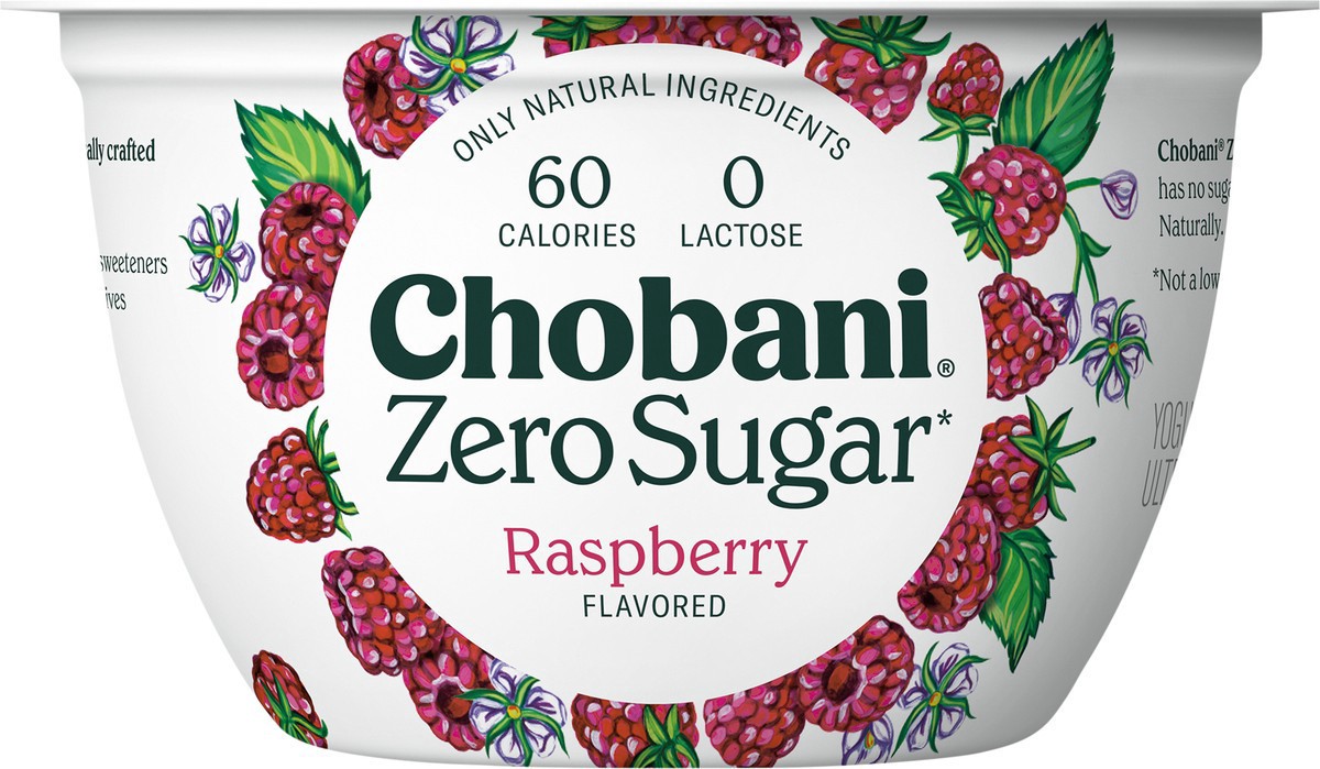 slide 2 of 9, Chobani Yogurt, Raspberry Flavored, 5.3 oz