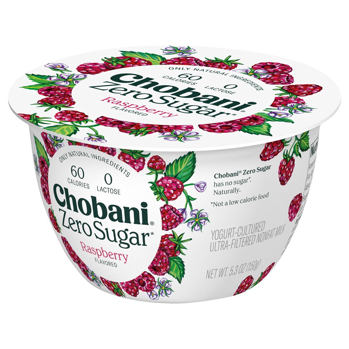 slide 6 of 9, Chobani Yogurt, Raspberry Flavored, 5.3 oz