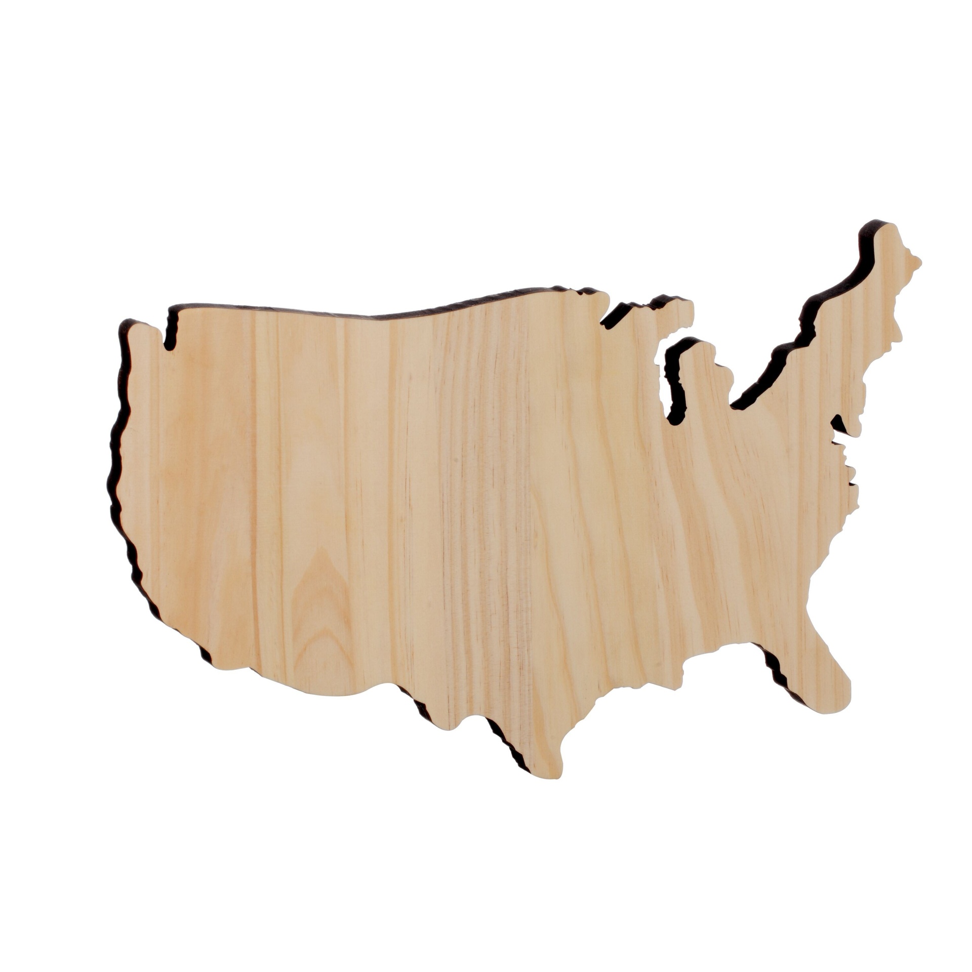 slide 1 of 1, Hand Made Modern Unfinished USA Map, 1 ct