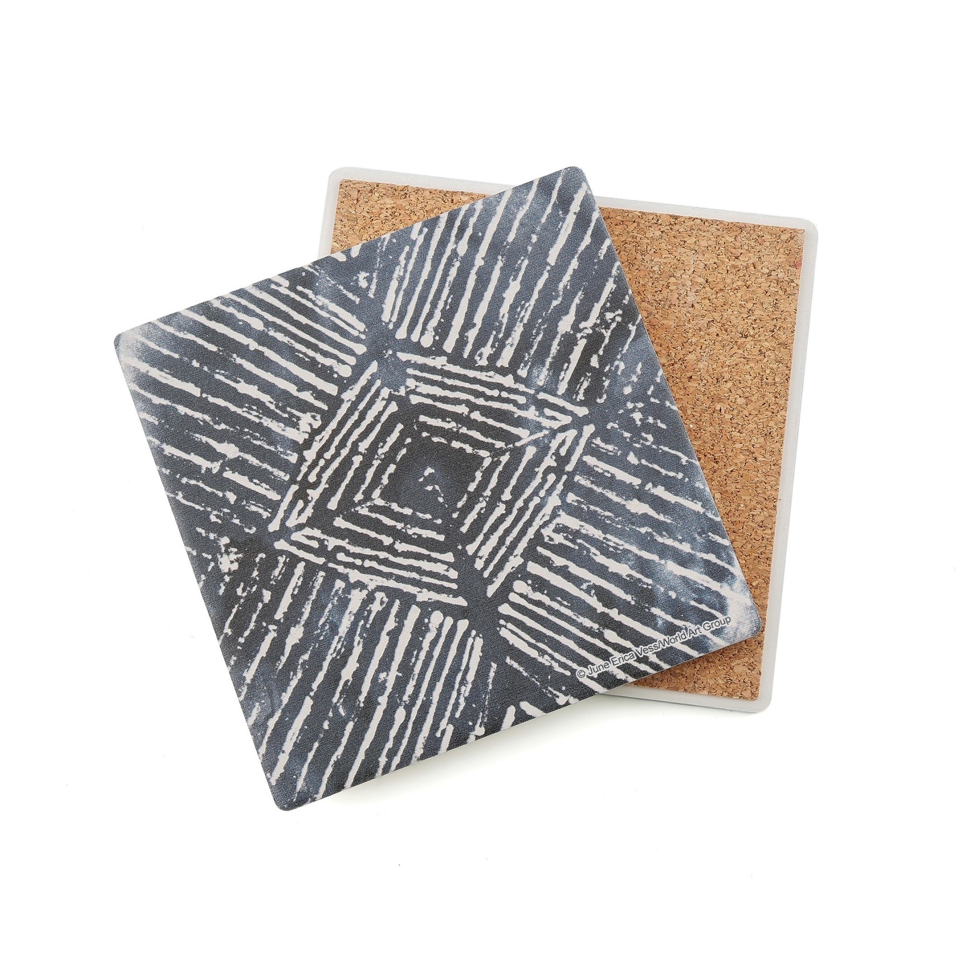 slide 1 of 1, Thirstystone Stone Coaster - Blue, 1 ct