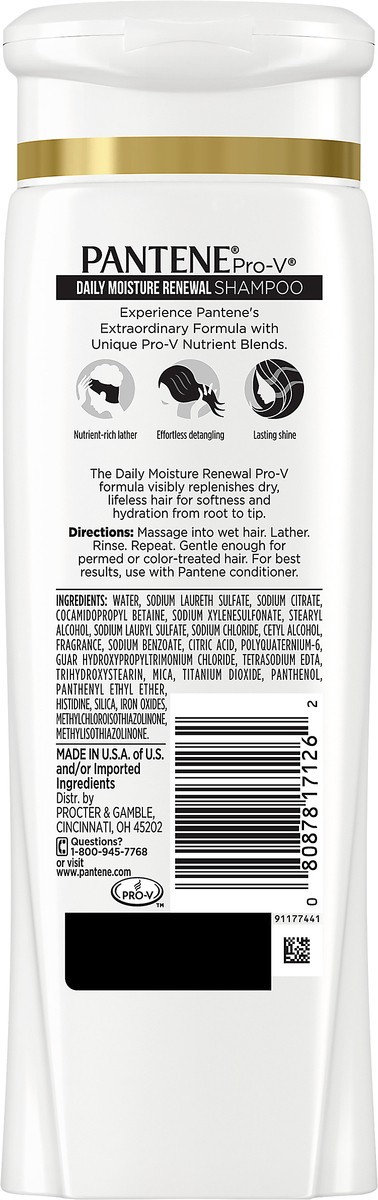 slide 2 of 6, Pantene Pro-V Daily Moisture Renewal Shampoo 12.6 oz, 12.6 oz