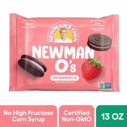 Newman's Own® Newman-O's Chocolate Strawberry Sandwich Cookies