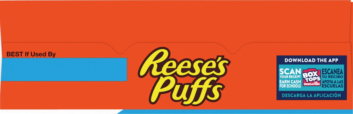 slide 13 of 13, Reese's Puffs, Chocolatey Peanut Butter Cereal, 16.7 OZ Large Size Box, 16.7 oz