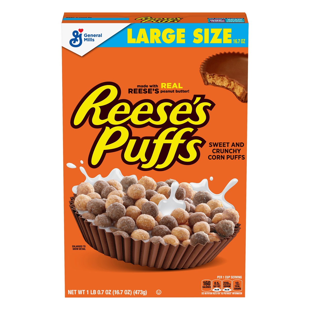 slide 1 of 4, General Mills Reese's Puffs Cereal, 16.7 oz