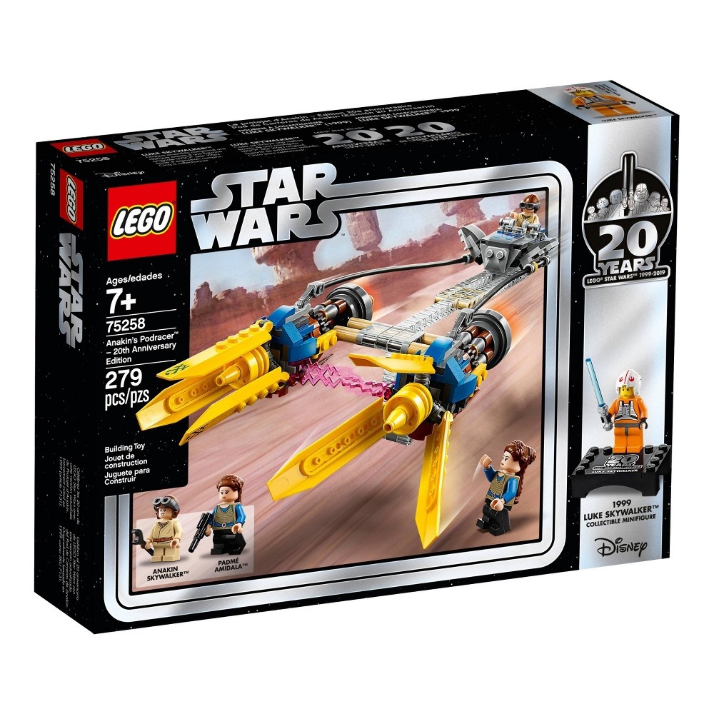 slide 4 of 7, LEGO Star Wars Anakin's Podracer - 20th Anniversary Edition 75258, 1 ct