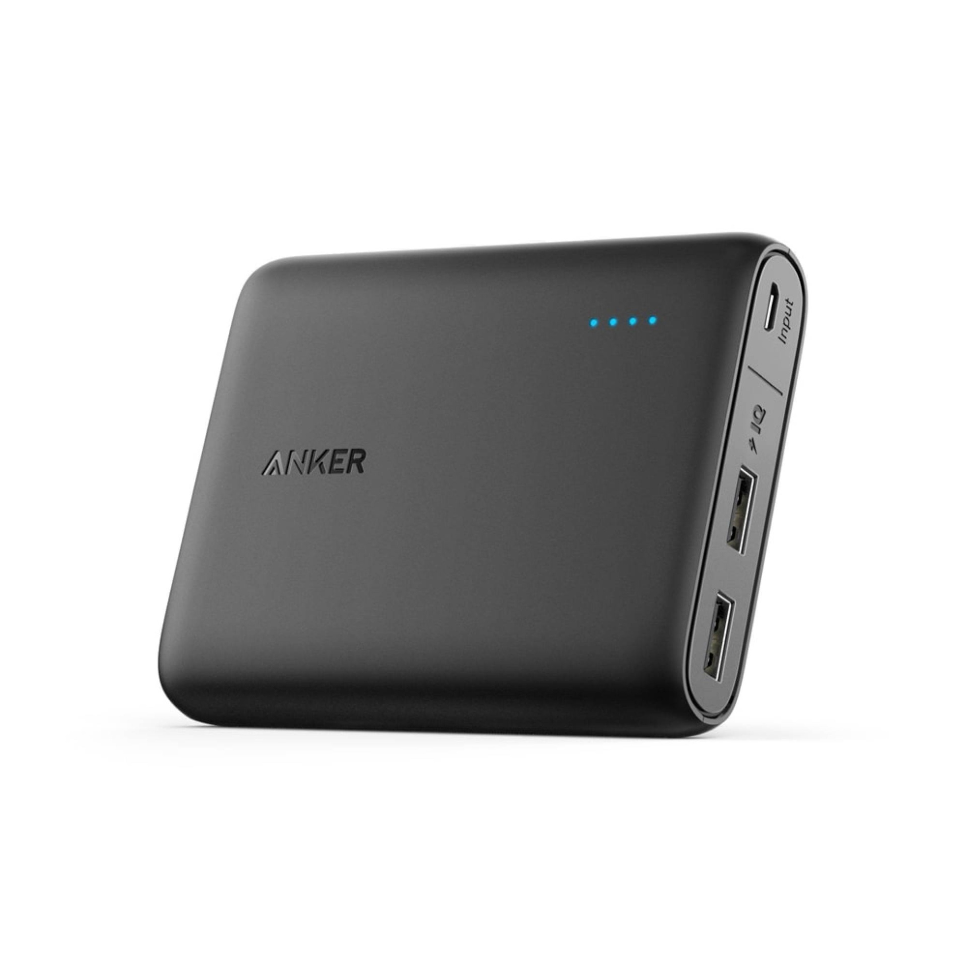 slide 1 of 5, Anker PowerCore 10400mAh 2-Port Power Bank - Black, 1 ct